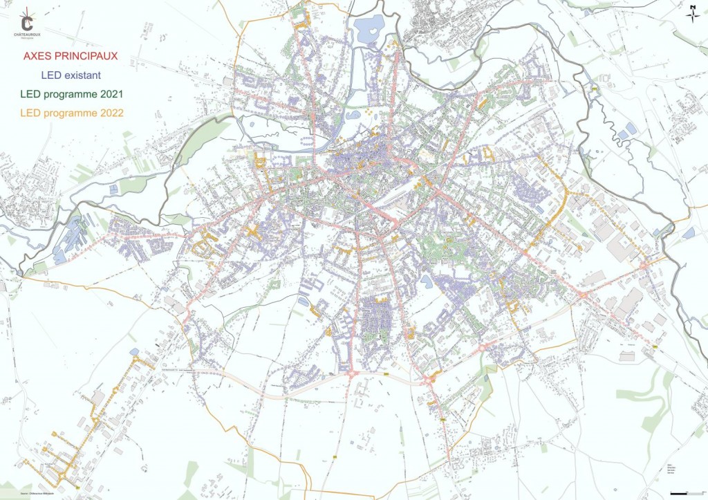 État des lieux de l’opération de relamping à Châteauroux État des lieux de l’opération de relamping à Châteauroux